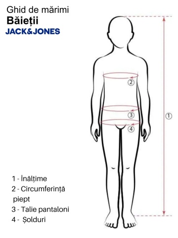 Jack & Jones Pantaloni baieti, JJEJAXON, croiala Slim Fit, Bleumarin inchis - Img 9