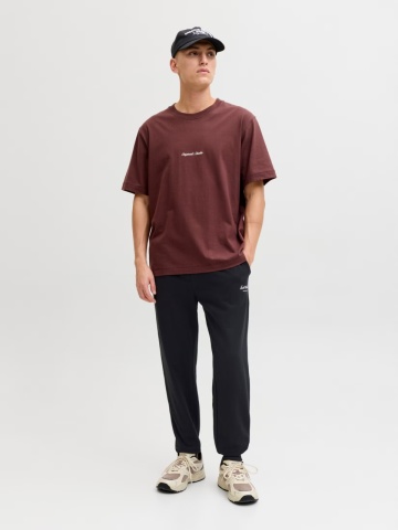 Jack & Jones Pantaloni de trening barbati, JPSTGORDON ARCHIVE, Regular fit, Negru - Img 5