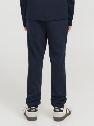 Jack & Jones Pantaloni lungi de trening, baieti, cu talie medie, Relaxed fit, Bleumarin inchis - Img 2