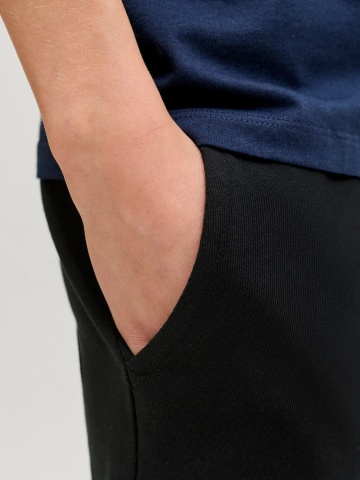 Jack & Jones Pantaloni scurti baieti, cu talie medie, Regular fit, Negru - Img 3
