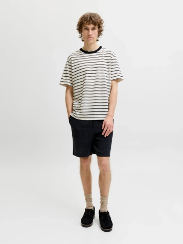 Jack & Jones Pantaloni scurti barbati, JPSTJAIDEN COBA, Relaxed fit, Negru - Img 5