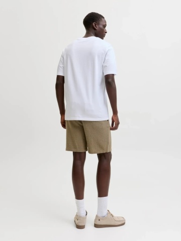 Jack & Jones Pantaloni scurti barbati, JPSTJAIDEN COBA, Relaxed fit, Olive - Img 7