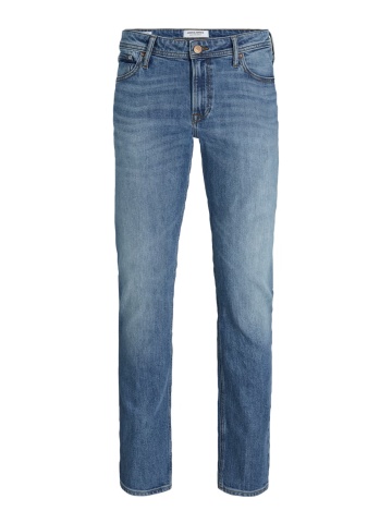 Jack & Jones Plus Blugi Mike, barbati big sizes, cu talie joasa si croiala Comfort Fit, Abastru deschis - Img 8