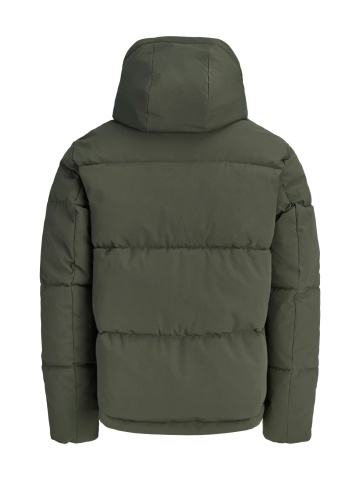 Jack & Jones Plus Geaca barbati big sizes, cu gluga, Regular fit, JJGALAXY, Verde inchis - Img 7