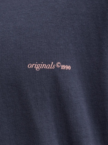 Jack & Jones Tricou barbati, din bumbac, imprimeu pe spate, Loose fit, JORMONTAUK, Gri inchis - Img 5