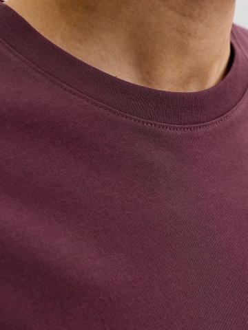 Jack & Jones Tricou basic barbati, Noos, Regular fit, Visiniu - Img 4