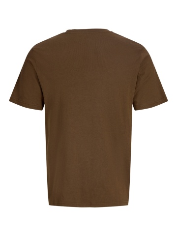 Jack & Jones Tricou la baza gatului baieti, din bumbac, Regular fit, Maro - Img 2