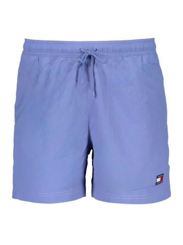 Pantaloni scurti barbati pentru inot Crinkle, UM0UM03147, Regular Fit, Albastru - Img 1