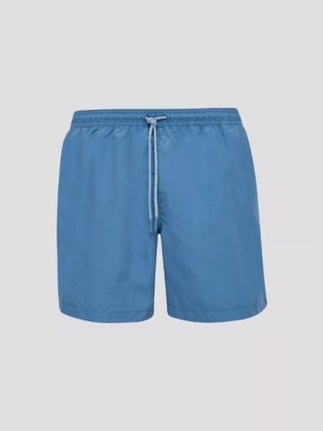 Pantaloni scurti barbati pentru inot cu croiala Regular fit, Albastru - Img 6