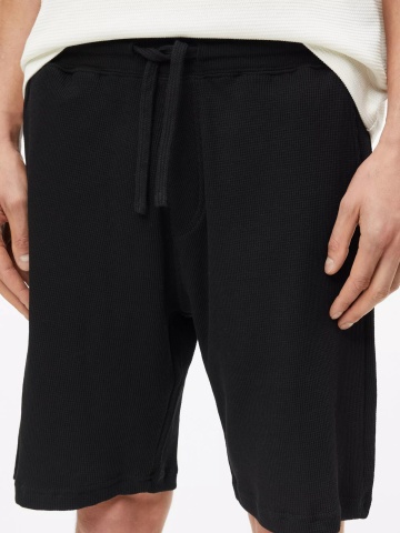 s.Oliver Pantaloni scurti barbati, din amestec de bumbac, cu talie medie, Relaxed fit, Detroit, Negru - Img 3