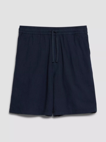 s.Oliver Pantaloni scurti barbati, din bumbac, Relaxed fit, Straight leg, Detroit, Bleumarin inchis - Img 8