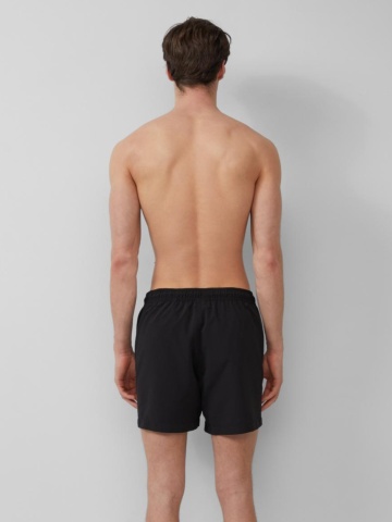 s.Oliver Pantaloni scurti barbati pentru inot, Regular fit, Negru - Img 2
