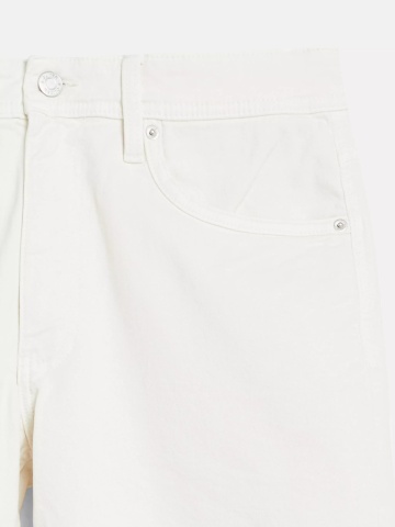 s.Oliver Pantaloni scurti de blug barbati, cu talie medie, Regular fit, Alb - Img 9