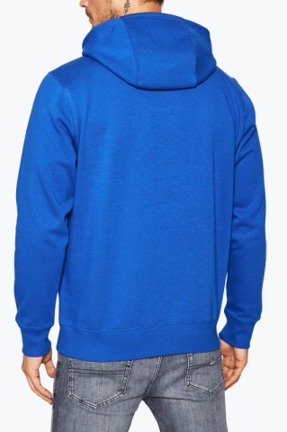 Hanorac barbati Tjm Fleece cu croiala Regular fit albastru - Img 2
