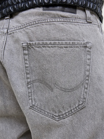 Jack & Jones Blugi barbati ALEX, cu talie inalta si croiala Baggy fit, Gri - Img 5