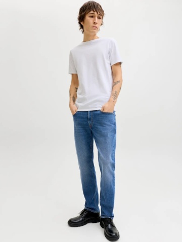 Jack & Jones Blugi barbati CLARK, cu talie medie si croiala Regular fit, Albastru - Img 7