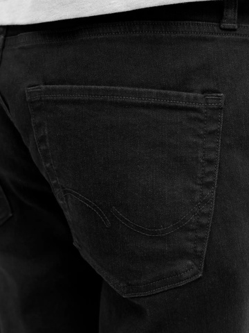 Jack & Jones Blugi barbati CLARK, cu talie medie si croiala Regular fit, Negru - Img 4
