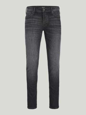 Jack & Jones Blugi barbati GLENN, cu talie joasa si croiala Slim fit, Negru - Img 8