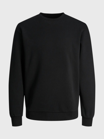Jack & Jones Bluza barbati, simpla cu decolteu la baza gatului, Negru - Img 8