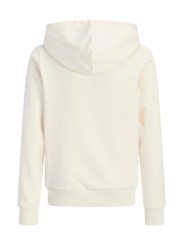 Jack & Jones Hanorac baieti, Regular Fit, fara buzunare, cu imprimeu cu logo, JJCOLLEGEY, Crem - Img 8
