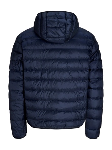 Jack & Jones Jacheta barbati, PUFFER, cu puf de rata, Regular fit, JJEBERG, Bleumarin inchis - Img 8