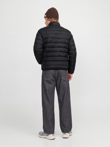 Jack & Jones Jacheta barbati, PUFFER, cu puf de rata, Regular fit, JJEBERG, Negru - Img 5