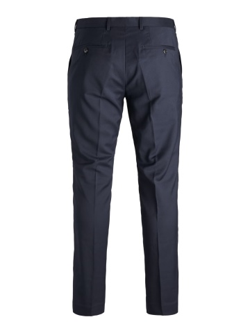 Jack & Jones Pantaloni costum baieti, SOLAR, cu talie medie si croiala Super Slim Fit, Bleumarin inchis - Img 7