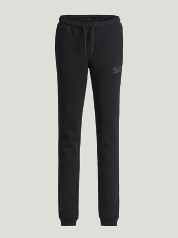Jack & Jones Pantaloni lungi de trening, baieti, cu talie medie, Relaxed fit, Negru - Img 8