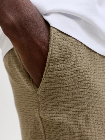 Jack & Jones Pantaloni scurti barbati, JPSTJAIDEN COBA, Relaxed fit, Olive - Img 4