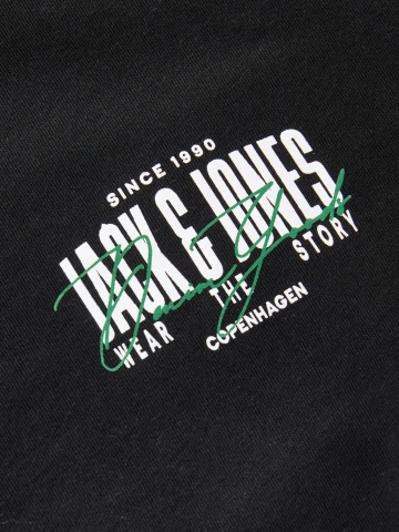 Jack & Jones Plus Tricou polo barbati big sizes, din jerseu de bumbac, Regular Fit, Negru - Img 3