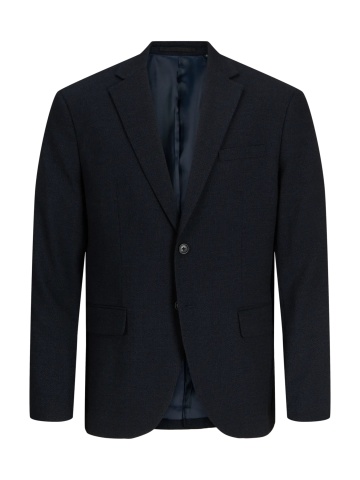 Jack & Jones Sacou barbati, din amestec de lana, Slim fit, JPRSOLARIS, Bleumarin inchis - Img 8