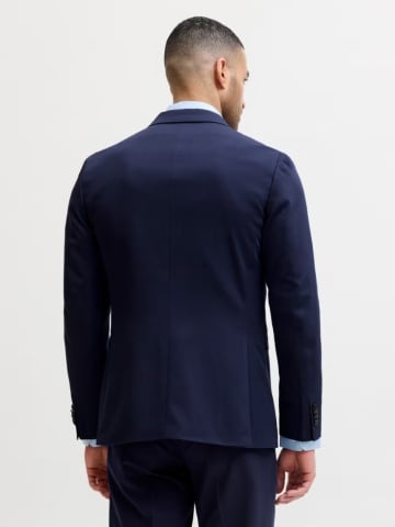 Jack & Jones Sacou barbati, JPRFRANCO, cu croiala Super Slim fit, Bleumarin inchis - Img 2