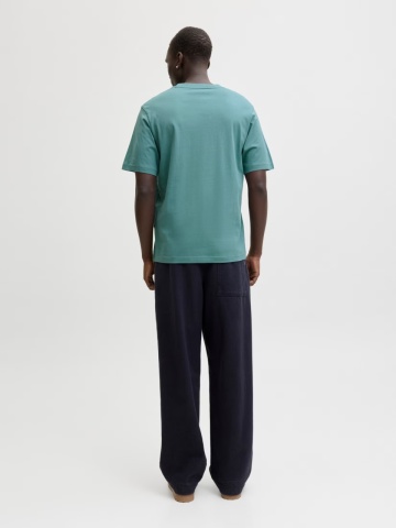 Jack & Jones Tricou barbati cu imprimeu text Jack & Jones Premium, Verde deschis - Img 2