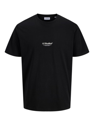 Jack & Jones Tricou barbati, JJESOHO TEE SS, la baza gatului, Relaxed Fit, Negru - Img 8