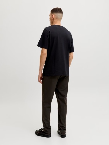 Jack & Jones Tricou basic barbati, Noos, Regular fit, Negru - Img 2