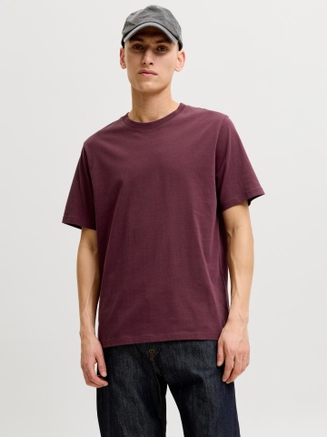 Jack & Jones Tricou basic barbati, Noos, Regular fit, Visiniu