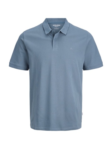 Jack & Jones Tricou polo Basic, Slim Fit, din bumbac, Albastru - Img 8