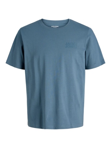 Jack & Jones Tricou simplu, barbati, din 100% bumbac, Regular Fit, JJECORP, Albastru inchis - Img 8