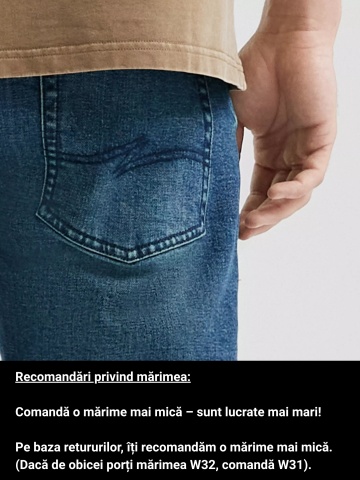 Q/S by s.Oliver Blugi barbati Rick, cu talie medie si croiala Slim Fit, Albastru - Img 3