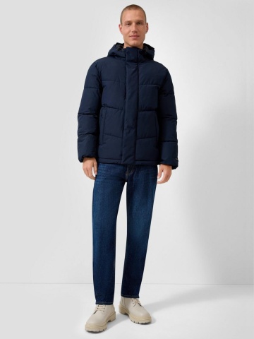 Q/S by s.Oliver Geaca barbati, pufoasa, Regular fit, Bleumarin inchis - Img 6