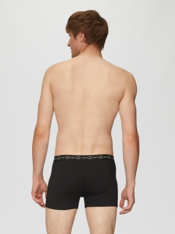 Q/S by s.Oliver Underwear barbati Set 3 perechi de boxeri, Negru - Img 2