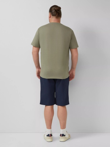 s.Oliver Big Sizes Pantaloni scurti chino, barbati big sizes, Detroit, Relaxed fit, Bleumarin inchis - Img 6