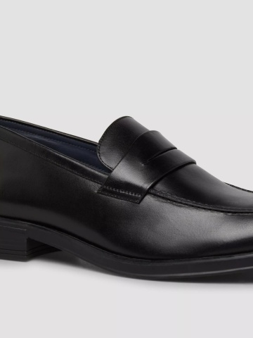 s.Oliver BLACK LABEL Mocasini barbati, din piele naturala, Negru - Img 3
