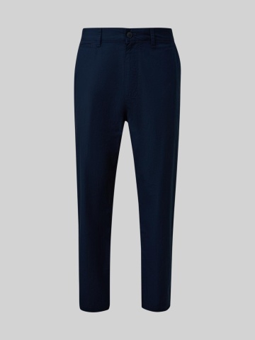 s.Oliver Pantaloni chino, Detroit, cu talie medie si croiala Relaxed fit, Bleumarin