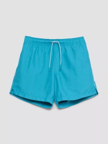 s.Oliver Pantaloni scurti barbati pentru inot cu croiala Regular fit, Turcoaz - Img 6