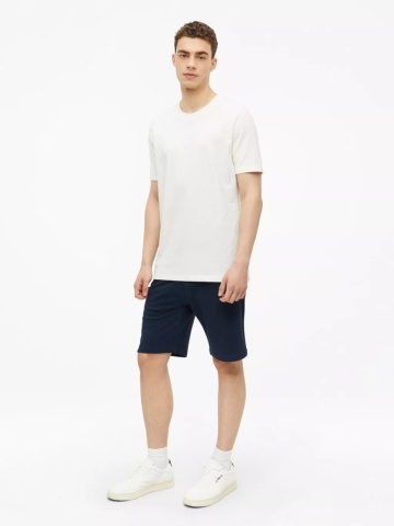 s.Oliver Pantaloni scurti sport, barbati, din bumbac, cu talie medie, Relaxed fit, Detroit, Bleumarin inchis - Img 8
