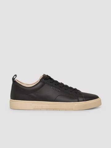 s.Oliver Sneakers barbati, casual din piele naturala, Negru