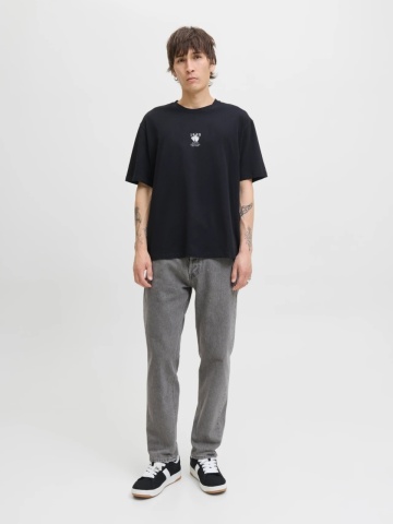 Jack & Jones Blugi barbati CHRIS, talie inalta, croiala Relaxed fit, Gri - Img 7
