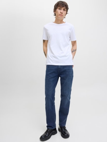 Jack & Jones Blugi barbati CLARK, cu talie joasa si croiala Regular fit, Indigo - Img 7