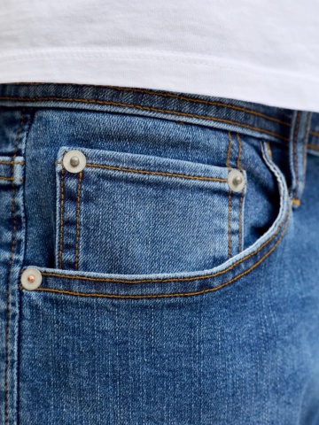 Jack & Jones Blugi barbati CLARK, cu talie medie si croiala Regular fit, Albastru - Img 4